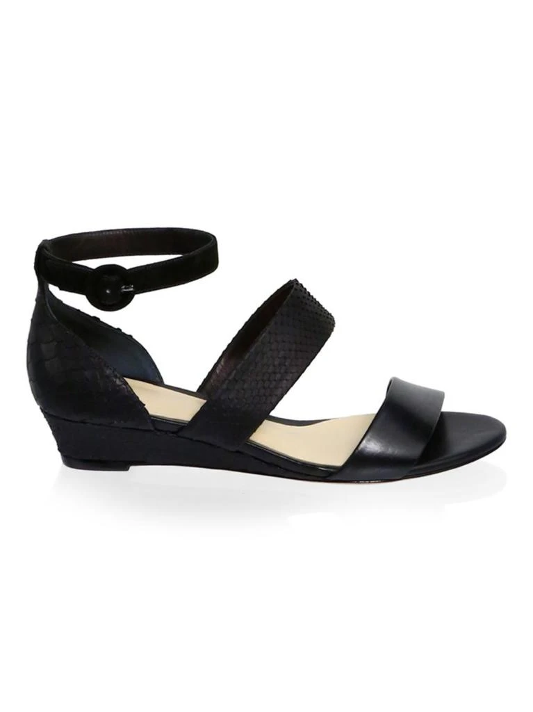 商品Alexandre Birman|New Yanna Leather Platform Sandals,价格¥2063,第1张图片