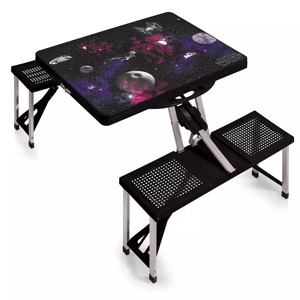 商品Disney|Death Star - Picnic Table Sport Portable Folding Table with Seats,价格¥1228,第1张图片