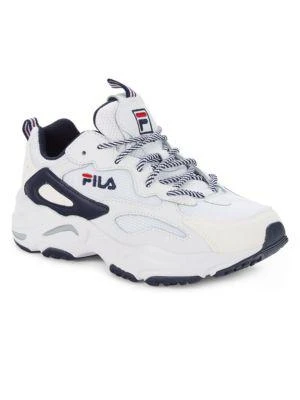 商品Fila|Boy's Ray Tracer Logo Sneakers,价格¥201,第1张图片