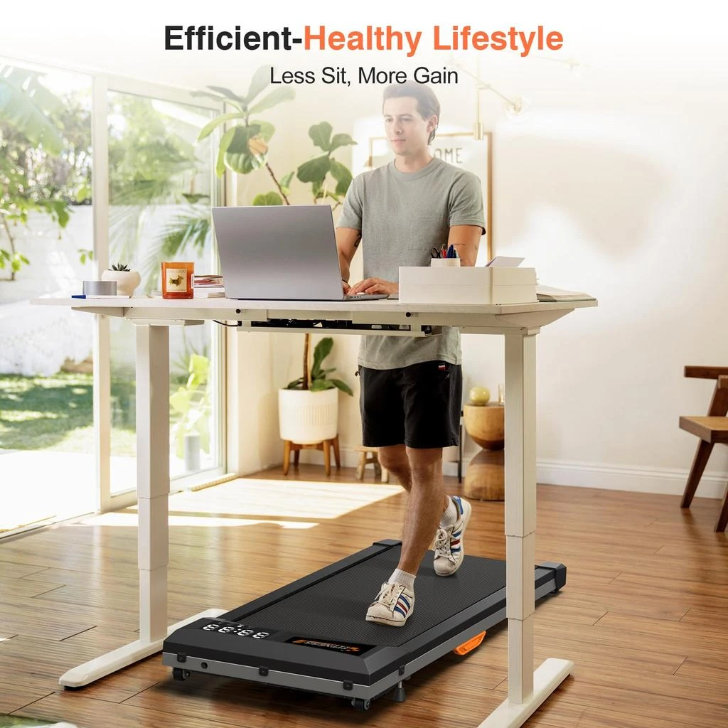 商品Streamdale Furniture|Streamdale Quiet Anti-Slip Walking Pad Compact Space-Saving Machine for Home,价格¥1685,第3张图片详细描述