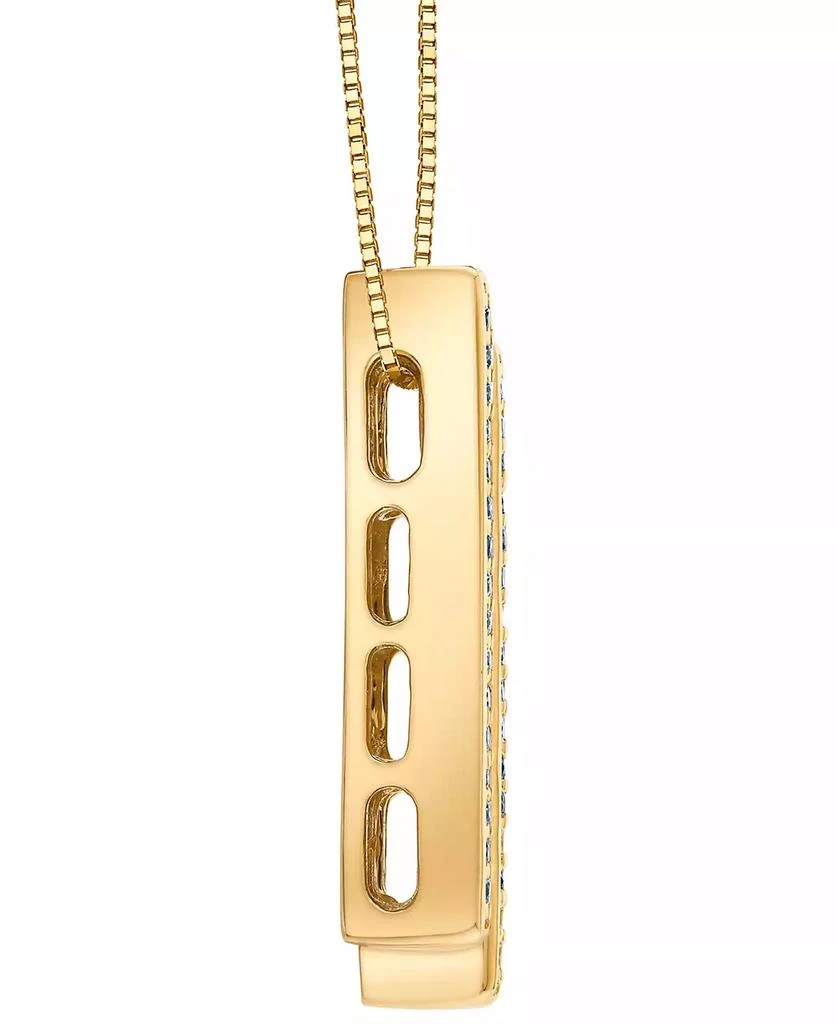 商品Sirena|Diamond Triple Bar 18" Pendant Necklace (1/2 ct. t.w.) in 14k Yellow Gold,价格¥22480,第4张图片详细描述