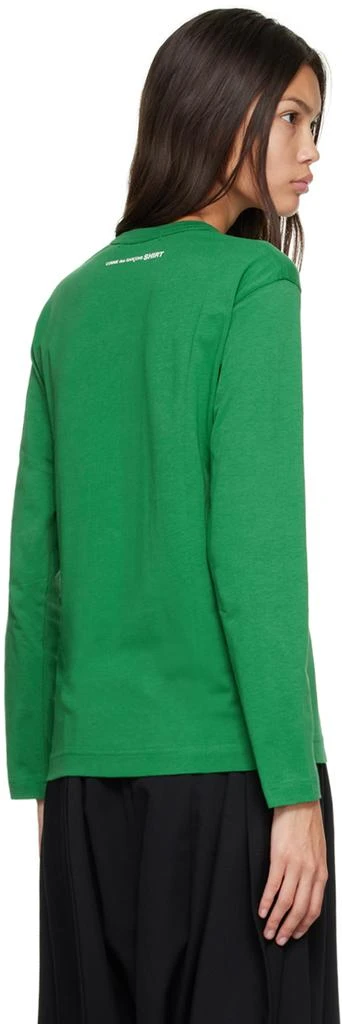 商品Comme des Garcons|Green Printed Long Sleeve T-Shirt,价格¥567,第3张图片详细描述