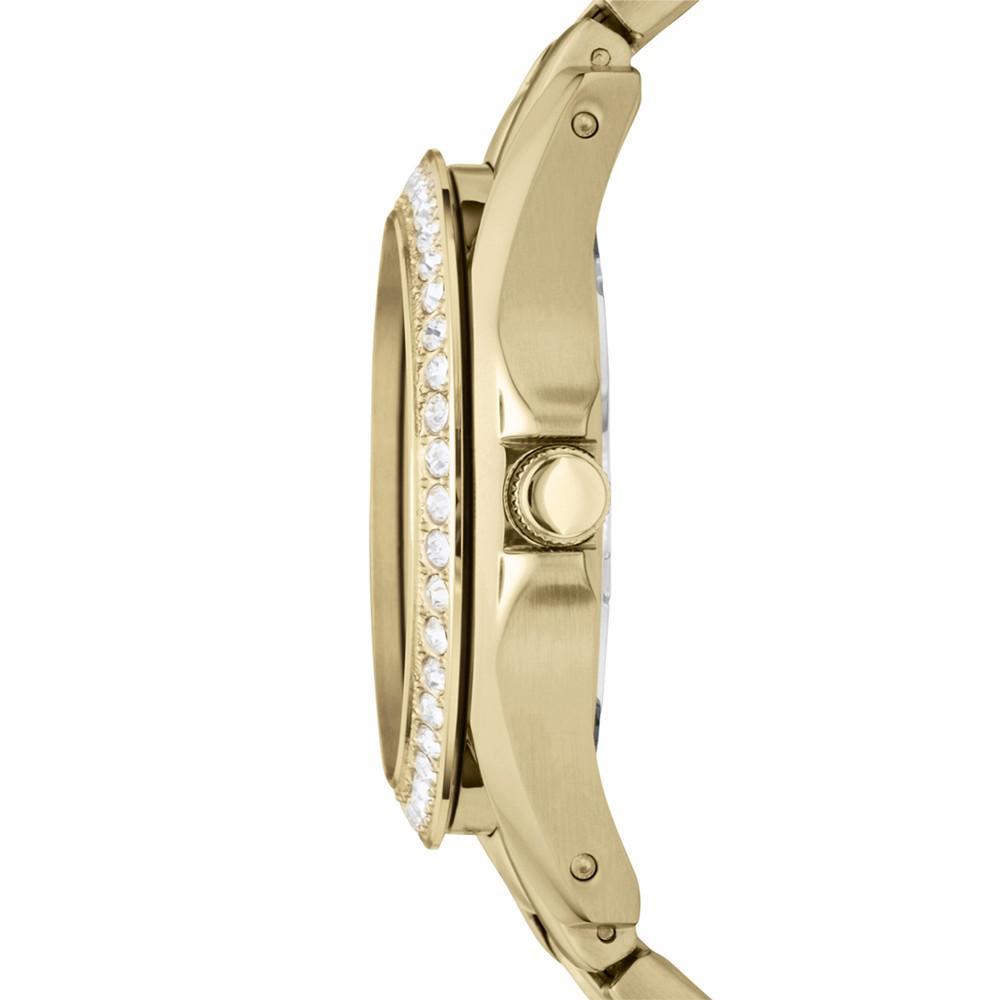 商品Fossil|Women's Riley Gold-Tone Stainless Steel Bracelet Watch 38mm ES3203,价格¥833,第4张图片详细描述