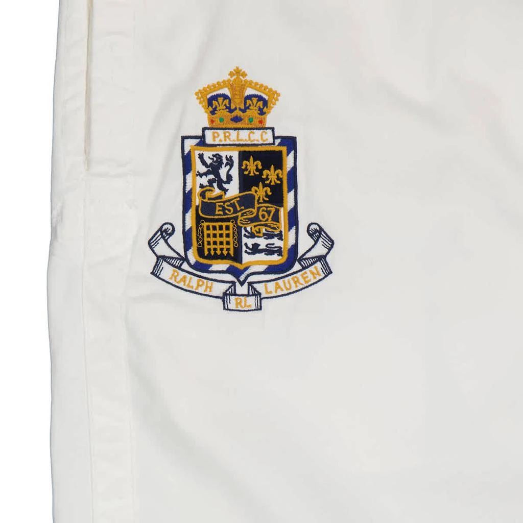 商品Ralph Lauren|Men's White Crest Print Shorts,价格¥555,第3张图片详细描述