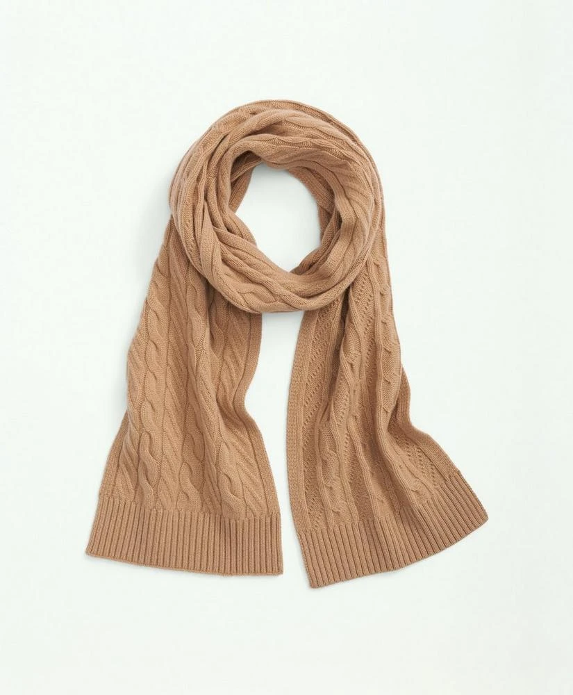 商品Brooks Brothers|Merino Wool and Cashmere Blend Cable Knit Scarf,价格¥703,第1张图片