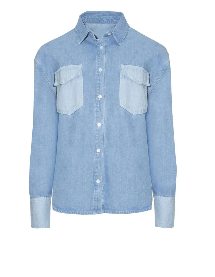 商品Pixie Market|Two Tone Denim Shirt,价格¥745,第4张图片详细描述