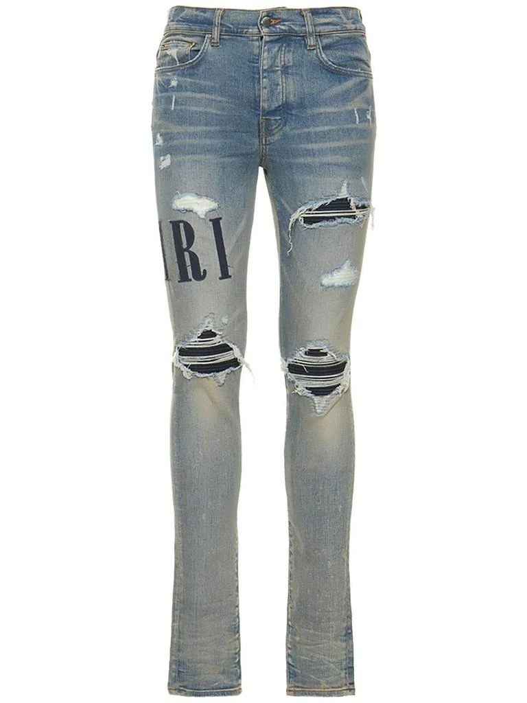 商品AMIRI|Logo Appliqué Stretch Denim Jeans,价格¥9111,第1张图片