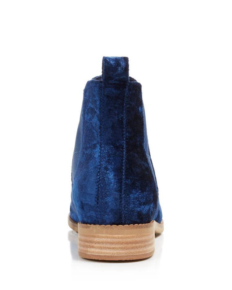 商品TOMS|Women's Ella Velvet Chelsea Booties,价格¥587,第4张图片详细描述