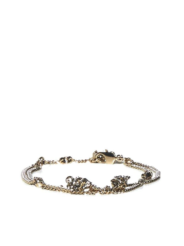 商品Alexander McQueen|Alexander McQueen Skull Chain Bracelet,价格¥1092,第1张图片