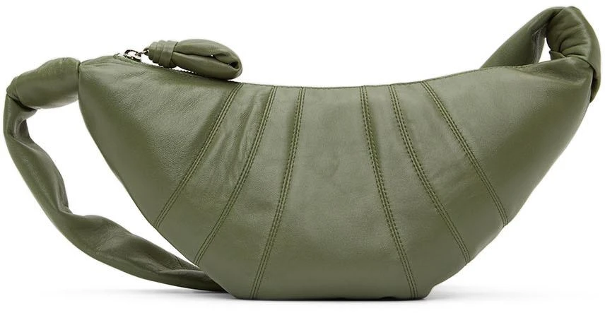 商品Lemaire|Khaki Small Croissant Bag,价格¥6467,第1张图片