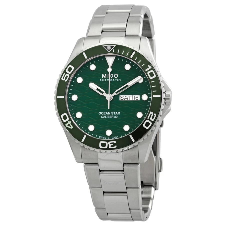 商品MIDO|Ocean Star 200C Automatic Green Dial Men's Watch M0424301109100,价格¥5921,第1张图片