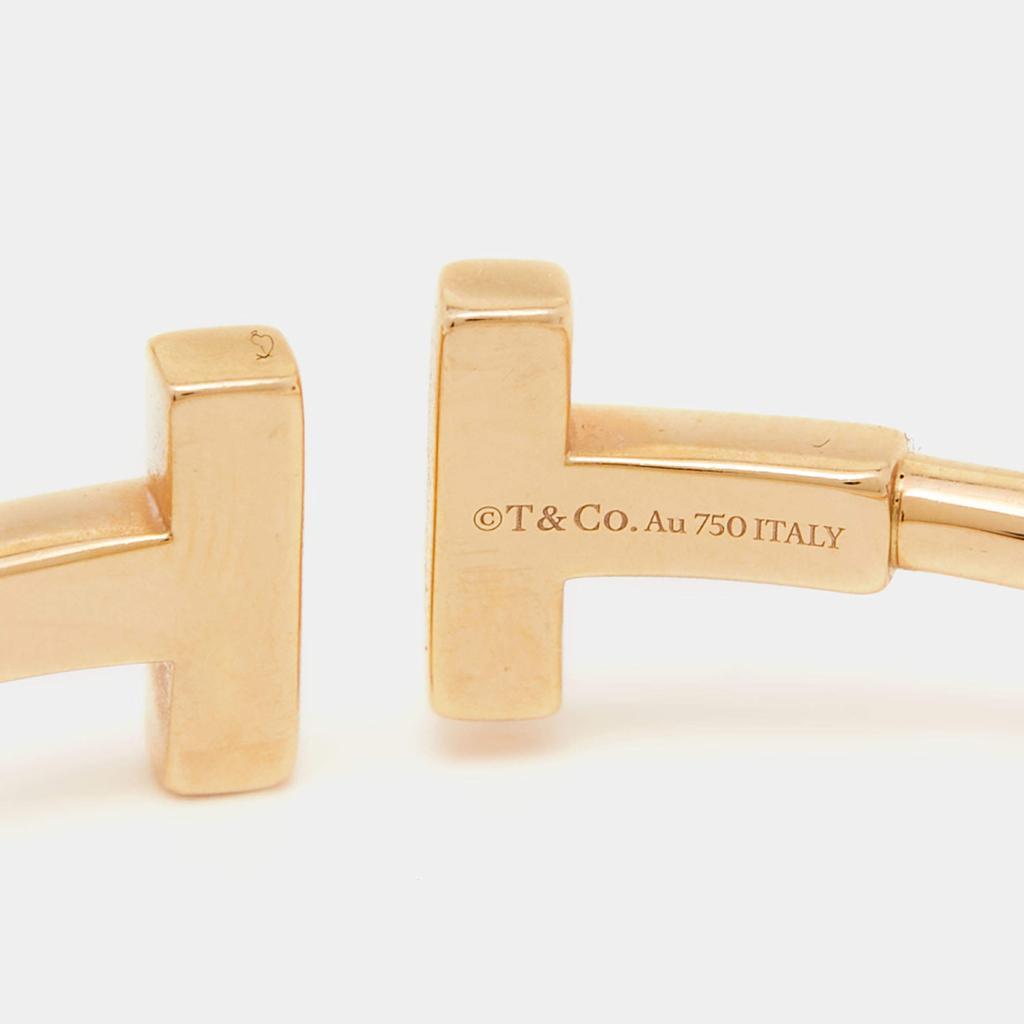 商品[二手商品] Tiffany & Co.|Tiffany & Co. Tiffany T Wire Diamonds 18k Rose Gold Bracelet,价格¥26598,第6张图片详细描述