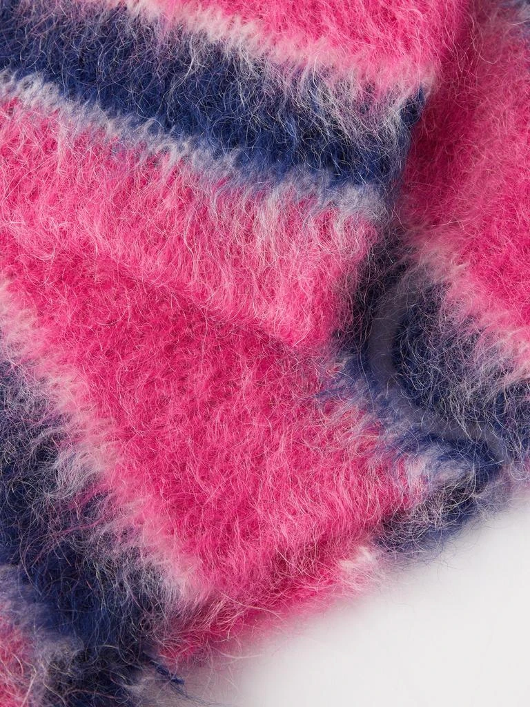 商品Marni|Striped knitted wool-blend scarf,价格¥1739,第2张图片详细描述