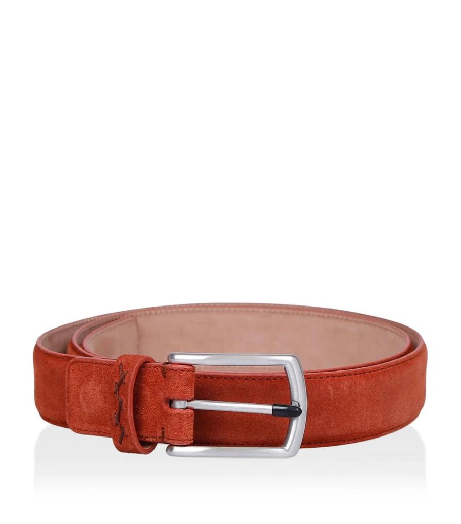 商品Zegna|Suede Belt,价格¥3613,第1张图片