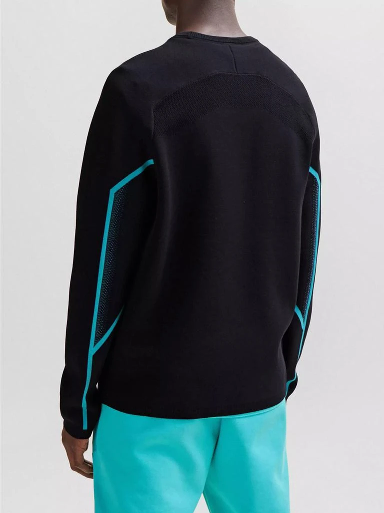 商品Hugo Boss|Regular-Fit Sweater with Ribbed Cuffs,价格¥1088,第4张图片详细描述