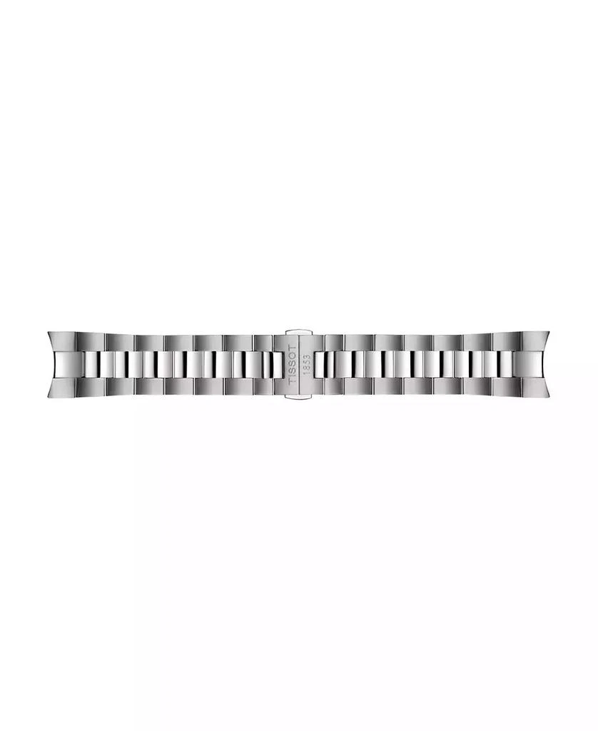 商品Tissot|Men's Swiss Automatic T-Classic Gentleman Powermatic 80 Silicium Stainless Steel Bracelet Watch 40mm,价格¥6258,第2张图片详细描述