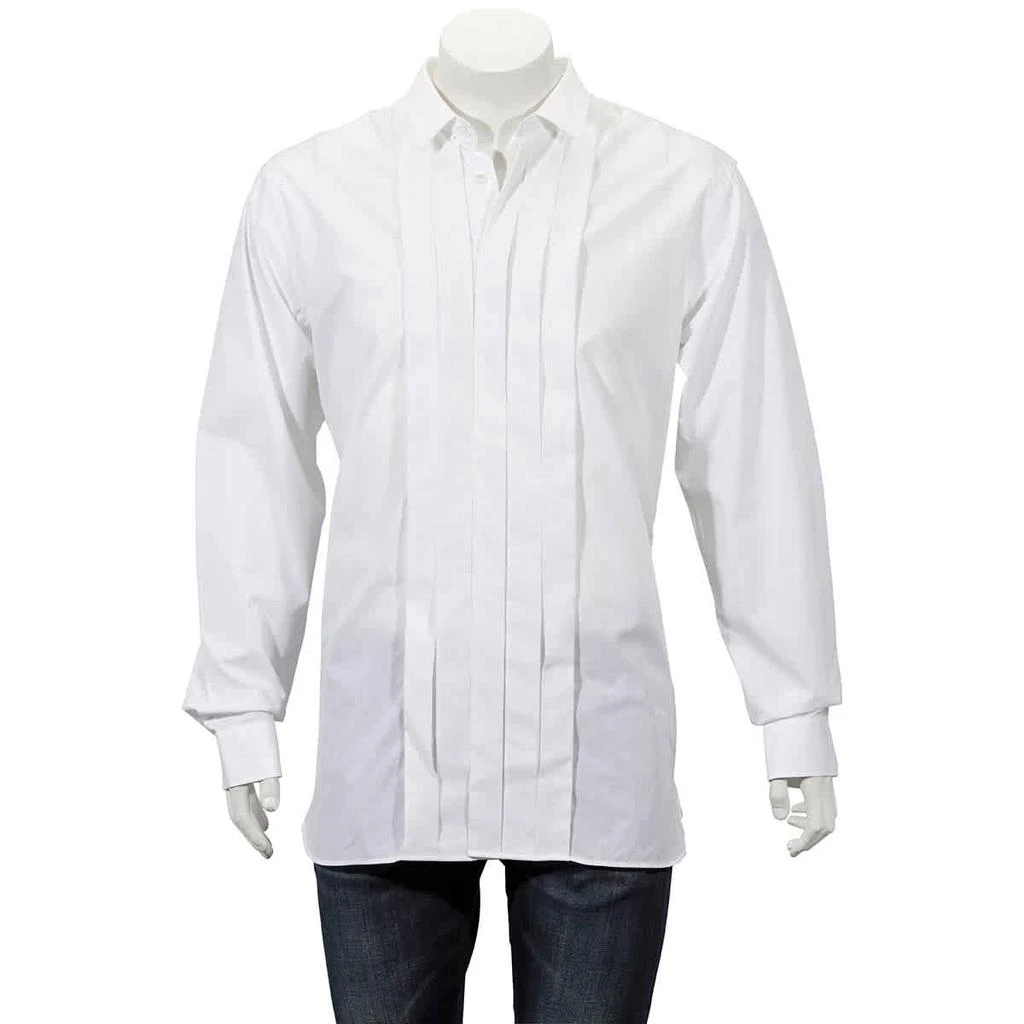 商品Burberry|Burberry Mens Modern Fit Cotton Poplin Dress Shirt, Brand Size 15,价格¥726,第1张图片