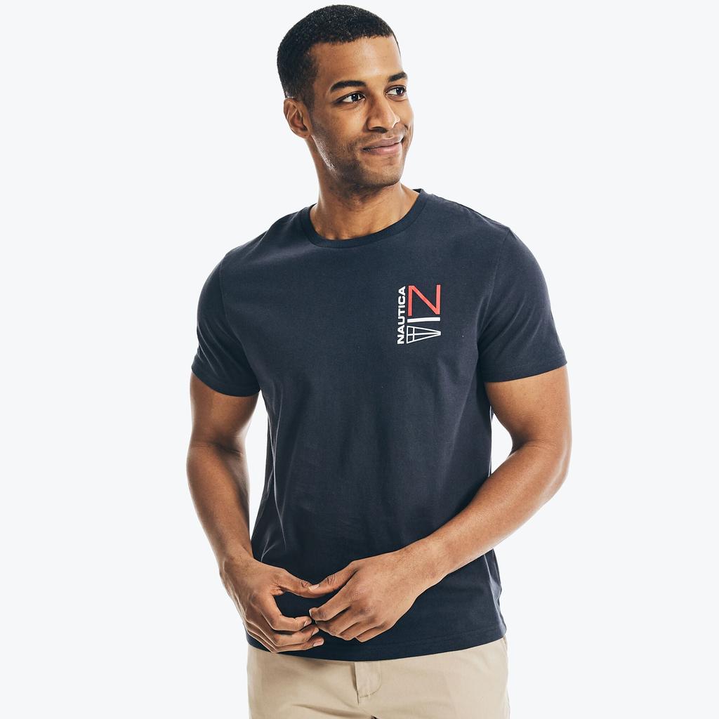 Nautica Mens Logo Graphic T-Shirt商品第1张图片规格展示