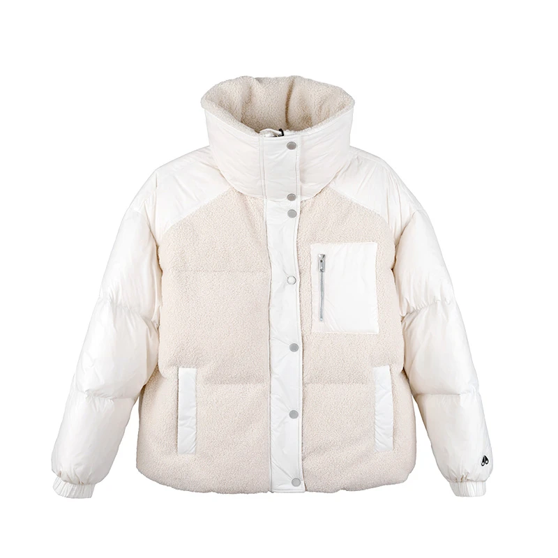 商品Moose Knuckles|MOOSE KNUCKLES 象牙色女士羽绒服 M33LJ181-1341,价格¥3326,第1张图片