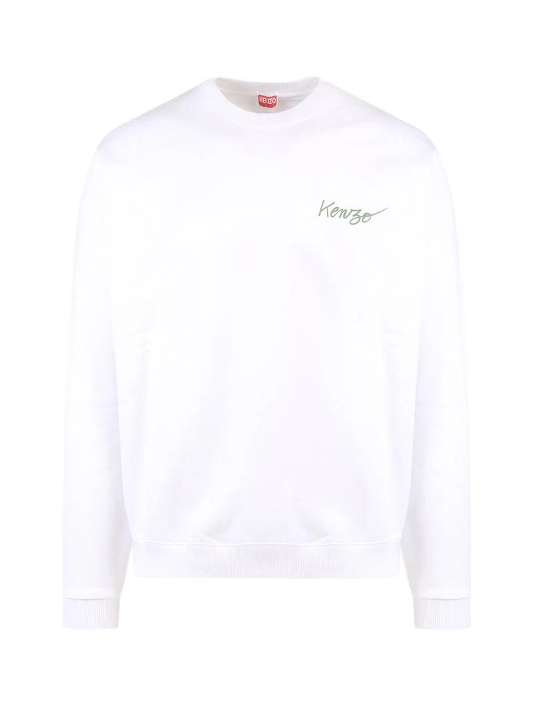 商品Kenzo|Kenzo Poppy Logo Printed Crewneck Sweatshirt,价格¥2171,第1张图片