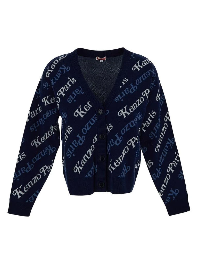 商品Kenzo|Cotton Logo Cardigan,价格¥1874,第1张图片