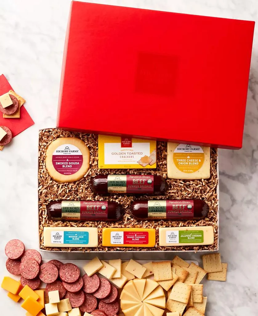 商品Hickory Farms|Hearty Selection Gift Box, 9 Piece,价格¥674,第2张图片详细描述