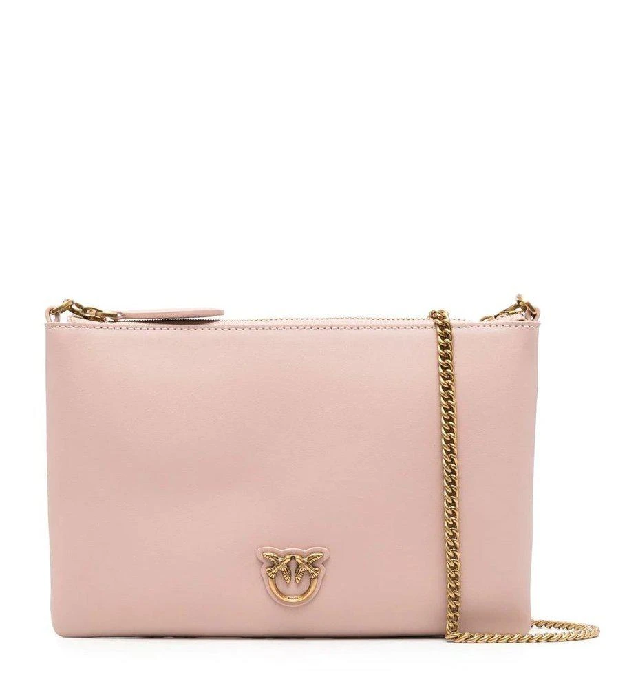 商品PINKO|Pinko Logo-Plaque Zipped Shoulder Bag,价格¥579,第1张图片