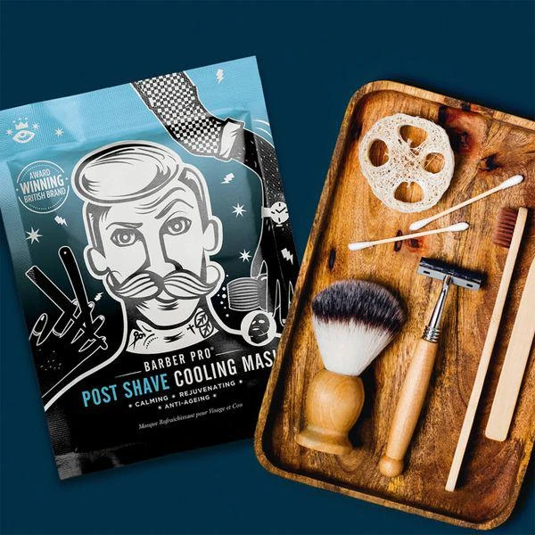 LookFantastic US BARBER PRO Post Shave Cooling Mask with Anti-Ageing Collagen 2