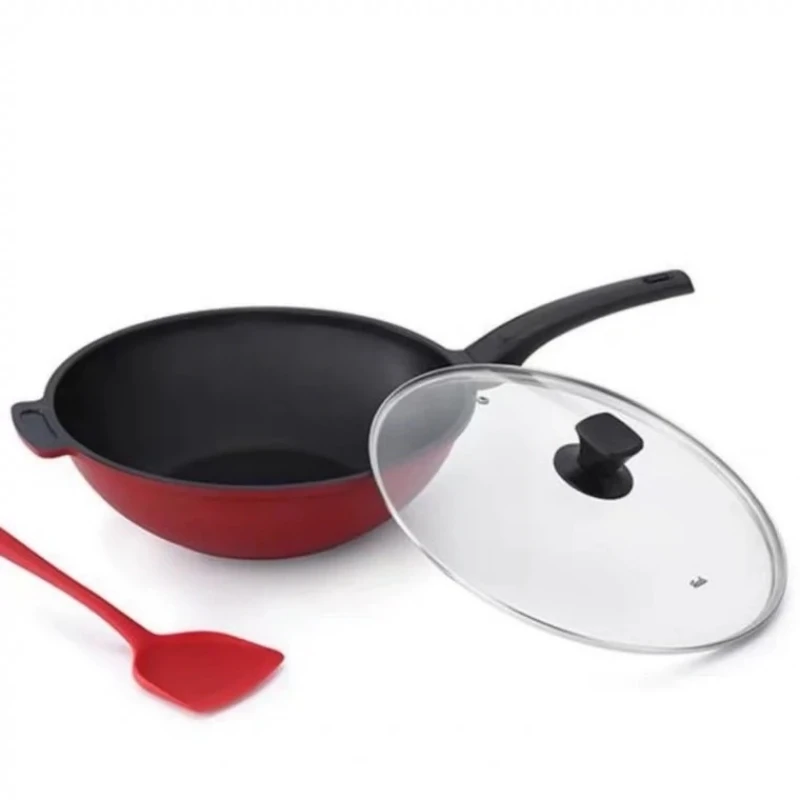 商品[国内直发] Fissler|菲仕乐食小色32cm不粘煎炒锅炒菜锅 EMW-AL321001,价格¥343,第1张图片
