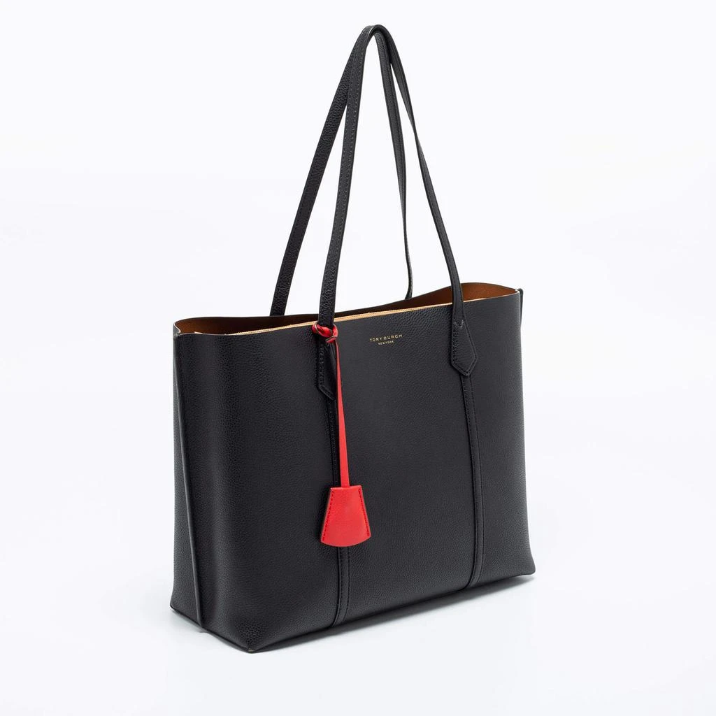 商品[二手商品] Tory Burch|Tory Burch Black Leather Triple Compartment Perry Tote,价格¥1905,第3张图片详细描述