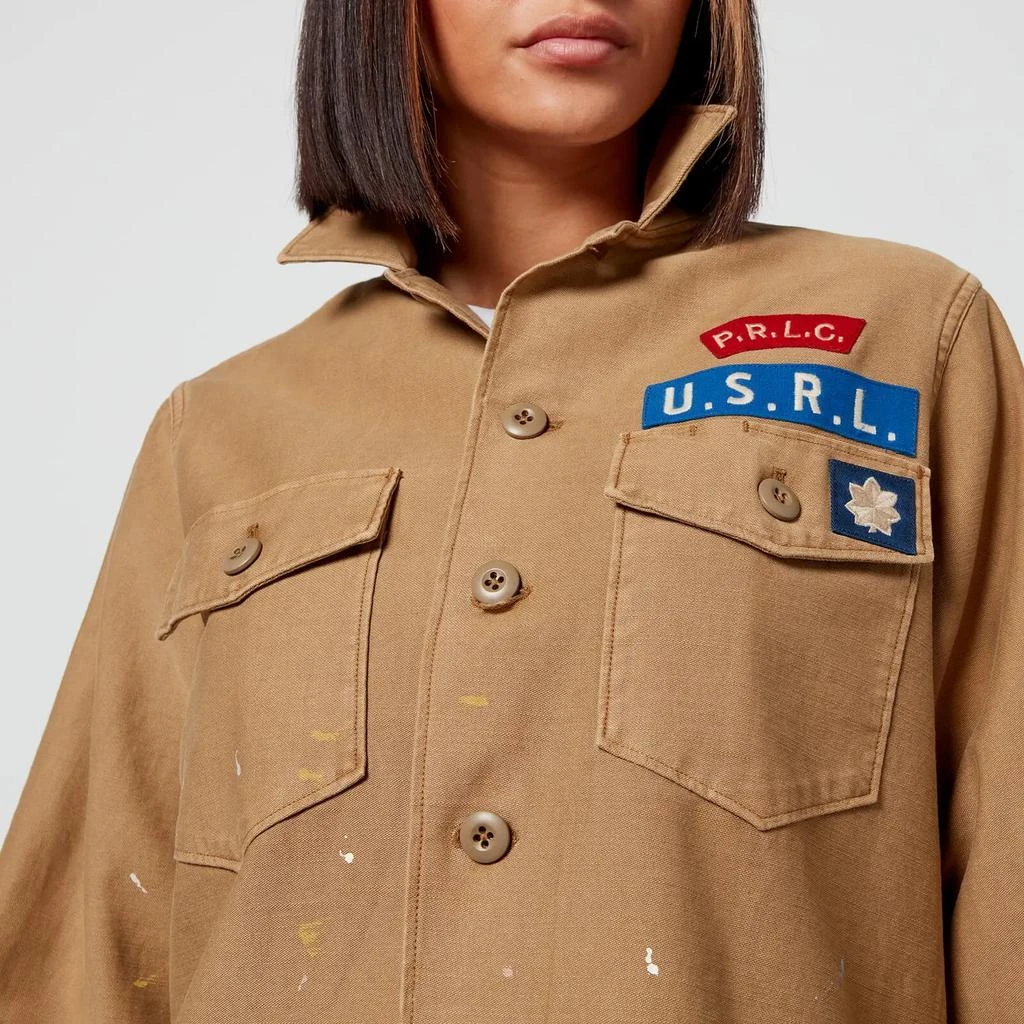 商品Ralph Lauren|Polo Ralph Lauren Women's Utility Shirt Jacket,价格¥646,第4张图片详细描述