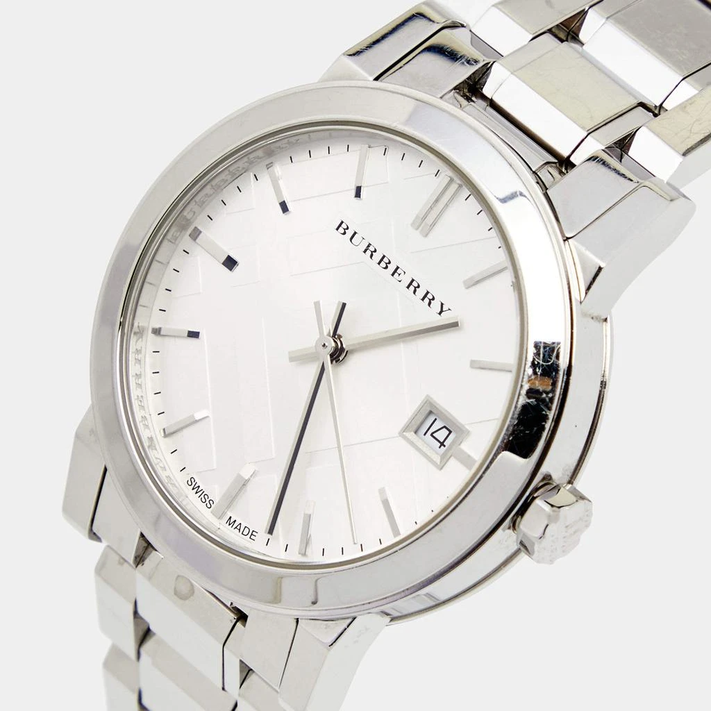 商品[二手商品] Burberry|Burberry Silver Stainless Steel The City BU9100 Women's Wristwatch 35 mm ,价格¥1325,第2张图片详细描述