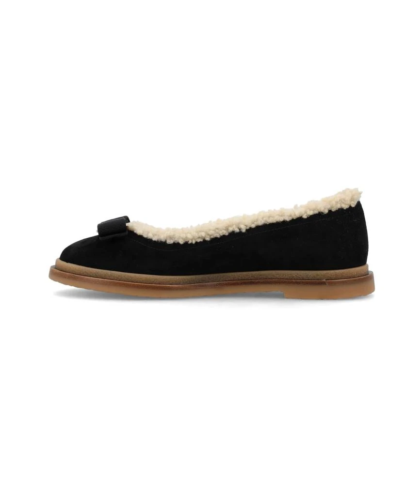 商品Salvatore Ferragamo|Varina Winter Ballet Flat,价格¥4774,第3张图片详细描述