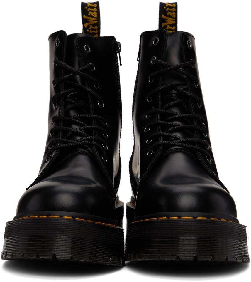 商品Dr. Martens|Black Polished Jadon Boots,价格¥1452,第4张图片详细描述