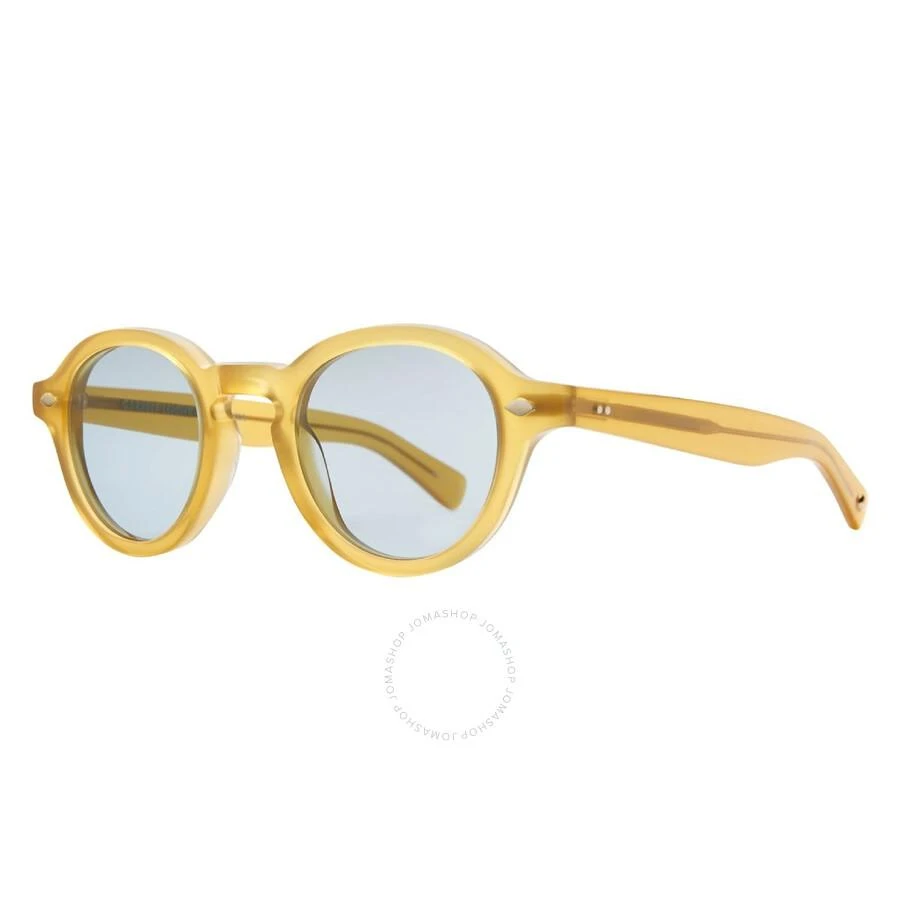 商品GARRETT LEIGHT|FLIPPER SUN Semi-Flat Pure Blue Round Sunglasses 2110 BLON/SFPBLU 45,价格¥550,第2张图片详细描述