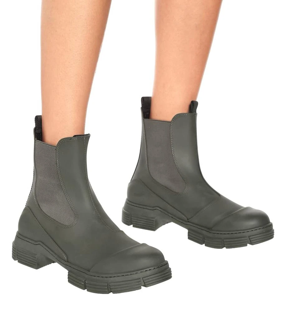 商品Ganni|Rubber ankle boots,价格¥1484,第4张图片详细描述