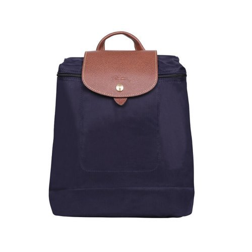 商品Longchamp|LongChamp珑骧 女款尼龙双肩包/折叠包 紫色L1699089645,价格¥500,第1张图片