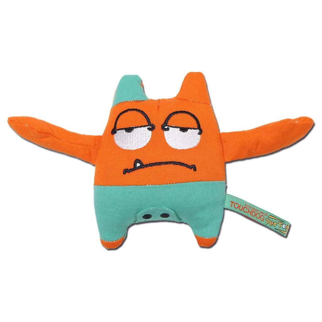 商品Touchdog|Cartoon Monster Plush Dog Toy - Orange,价格¥72,第1张图片