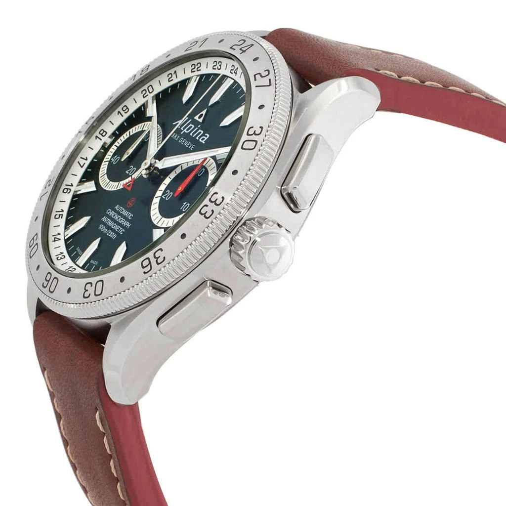 商品Alpina|Alpiner4 Chronograph Automatic Green Dial Men's Watch AL-860GRS5AQ6,价格¥7138,第2张图片详细描述