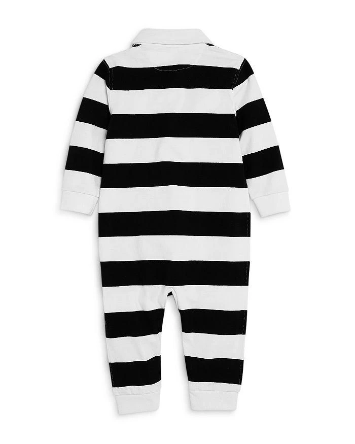 商品Ralph Lauren|Boys' Rugby Stripe Coverall, Baby - 150th Anniversary Exclusive,价格¥149,第2张图片详细描述