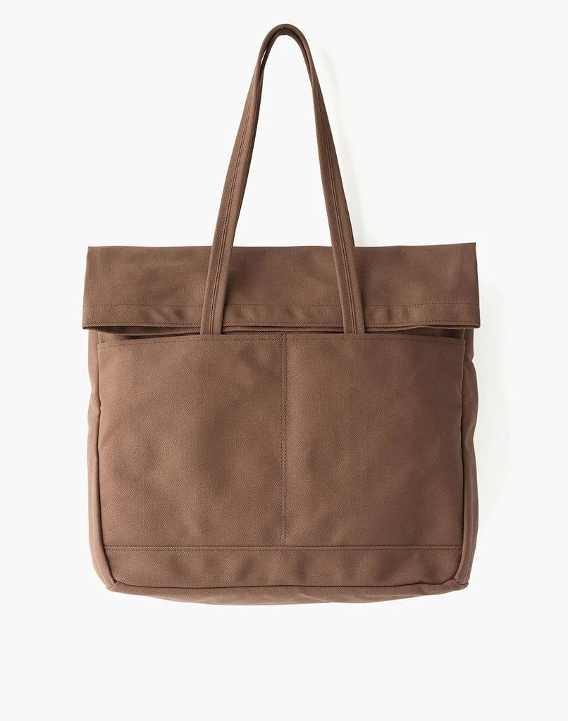 商品Madewell|MAKR Canvas and Leather Fold Weekender Bag,价格¥1387,第1张图片