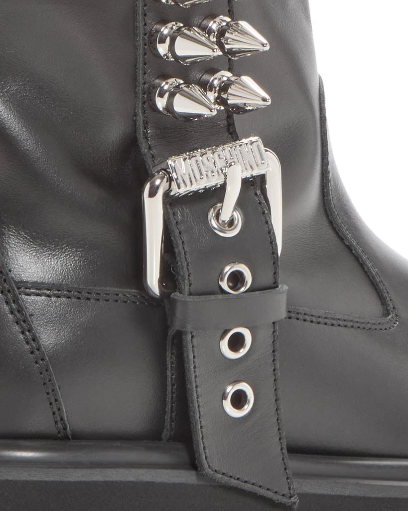 Women's Spike Studded Moto Boots 商品