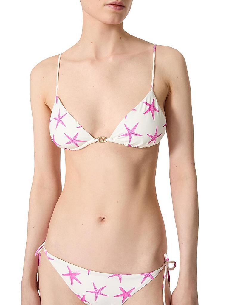 Lucky Starfish Swims ビキニ ホワイト Spinnaker U Bar Bandeau – Sea Level US