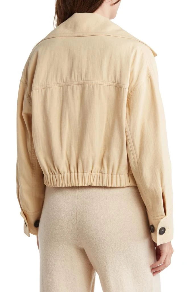 商品Vince|Notch Lapel Crop Blazer,价格¥1471,第2张图片详细描述