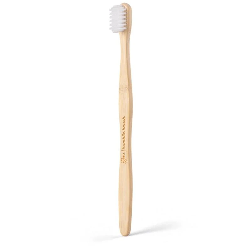 商品The Humble Co|Sensitive bamboo toothbrush in white,价格¥46,第2张图片详细描述