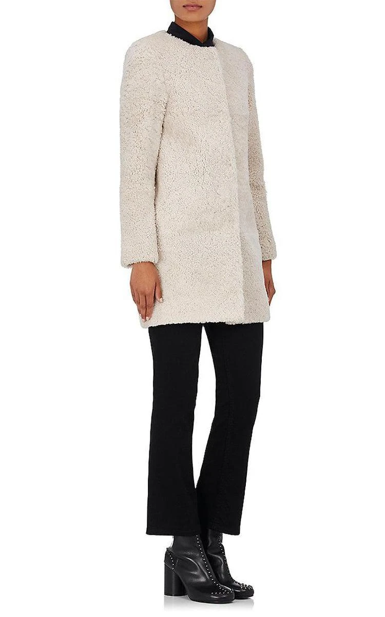 商品Barneys New York|Shearling Cocoon Coat,价格¥18554,第2张图片详细描述