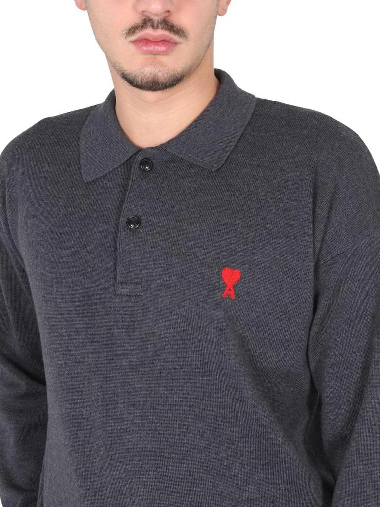 商品AMI|AMI ALEXANDRE MATTIUSSI "AMI DE COEUR" POLO SHIRT,价格¥2160,第4张图片详细描述