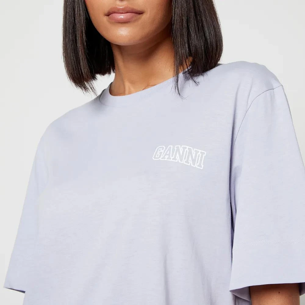 商品Ganni|Ganni Software Logo-Print Organic Cotton-Jersey T-Shirt,价格¥389,第3张图片详细描述