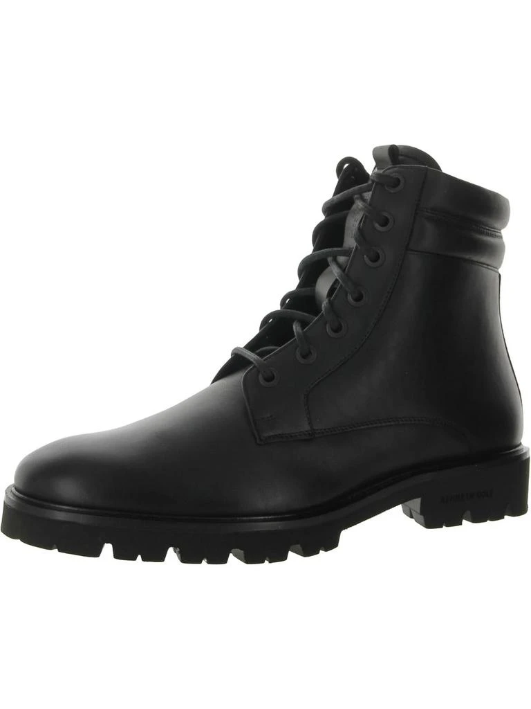 商品Kenneth Cole|Rhode Lug Mens Leather Lace-Up Ankle Boots,价格¥334,第4张图片详细描述