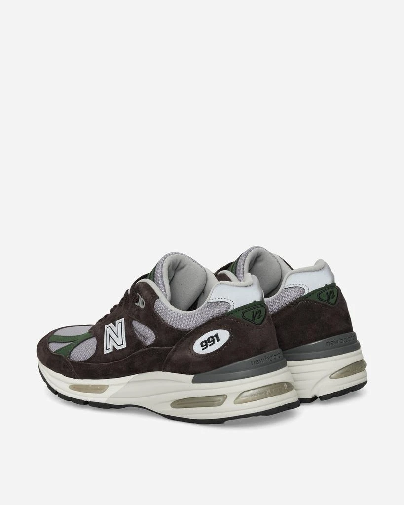 商品New Balance|MADE in UK 991v2 Sneakers Licorice / Lavender Grey / Douglas Fir,价格¥1364,第3张图片详细描述